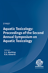 Book cover for Aquatic Toxicology: Proceedings of the Second Annual Symposium on Aquatic Toxicology