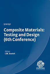 Book cover for Composite Materials: Testing and Design (6th Conference)