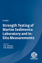 Book cover for Strength Testing of Marine Sediments: Laboratory and In-Situ Measurements