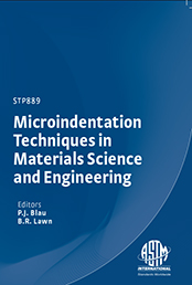 Book cover for Microindentation Techniques in Materials Science and Engineering