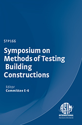 Why Test Building Constructions | Symposium on Methods of Testing ...