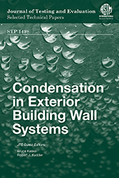 Book cover for Condensation in Exterior Building Wall Systems