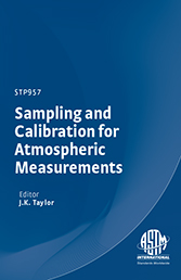 Book cover for Sampling and Calibration for Atmospheric Measurements