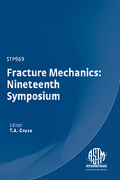 Book cover for Fracture Mechanics: Nineteenth Symposium