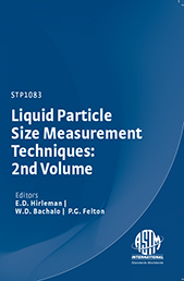Book cover for Liquid Particle Size Measurement Techniques: 2nd Volume