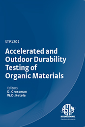 Book cover for Accelerated and Outdoor Durability Testing of Organic Materials