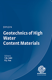 Book cover for Geotechnics of High Water Content Materials