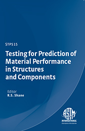 Book cover for Testing for Prediction of Material Performance in Structures and Components