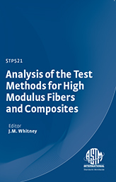 Book cover for Analysis of the Test Methods for High Modulus Fibers and Composites